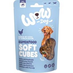 WOW SUPERFOOD  Soft Cubes - Kip + Pastinaak - 150 g
