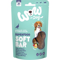 WOW SUPERFOOD Soft Bar - Kalkoen + Peer - 150 g