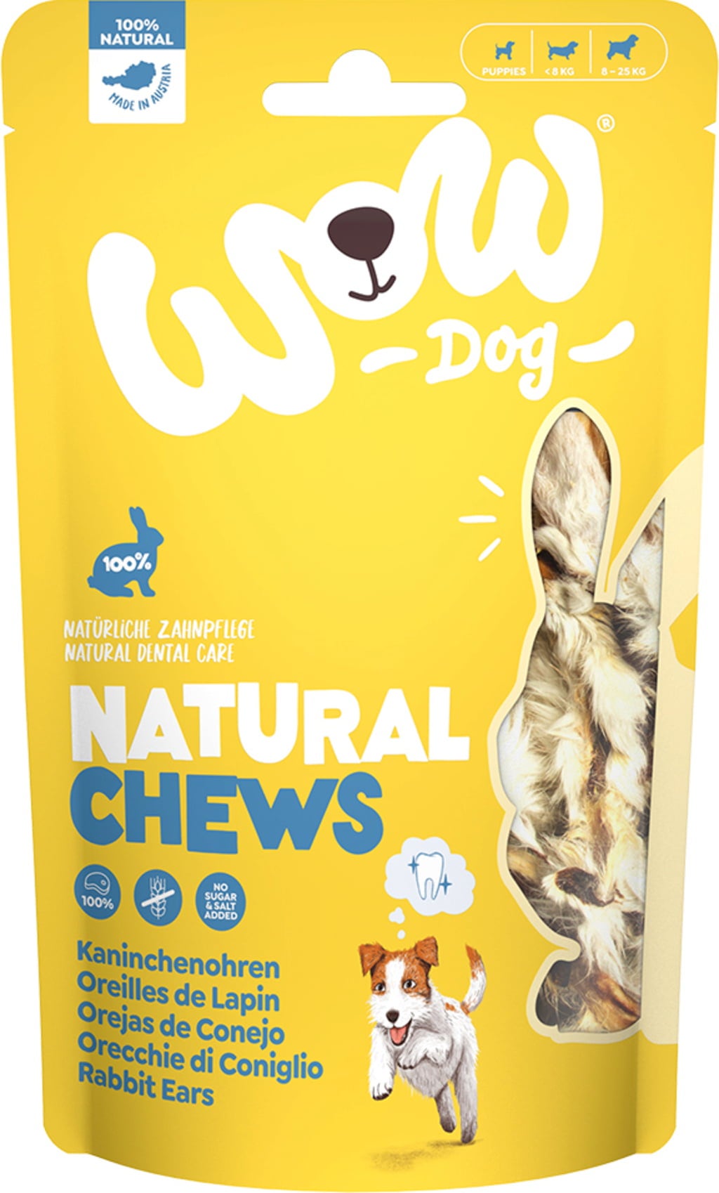 WOW Natural Chews Kaninchenohren