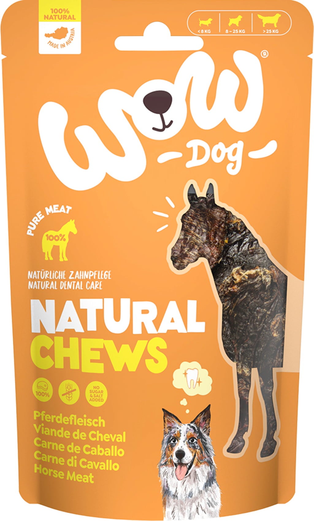 WOW Natural Chews Pferdefleisch