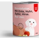 NUR DAS Ente und Apfel Dose 800g