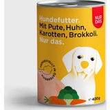 NUR DAS Pute und Karotte Dose 400g