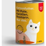 NUR DAS Pute und Karotte Dose 400g