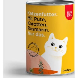 NUR DAS Pute und Karotte Dose 400g - 400 g