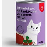 NUR DAS Rind und Leinsamen Dose 400g