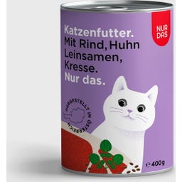 NUR DAS Rind und Leinsamen Dose 400g - 400 g