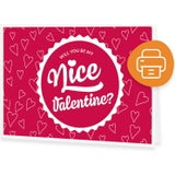 "Nice Valentine!" - Gutschein zum Selberdrucken