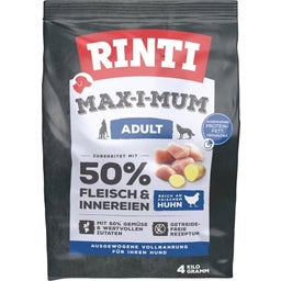 Rinti Max-i-mum Adult - piščanec 50% - 4 kg