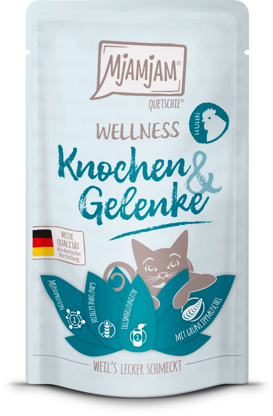 Mjamjam Wellness Knochen und Gelenke Huhn - 125 g