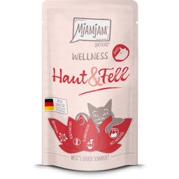 Mačja hrana Wellness - Skin and Fur - govedina - 125 g