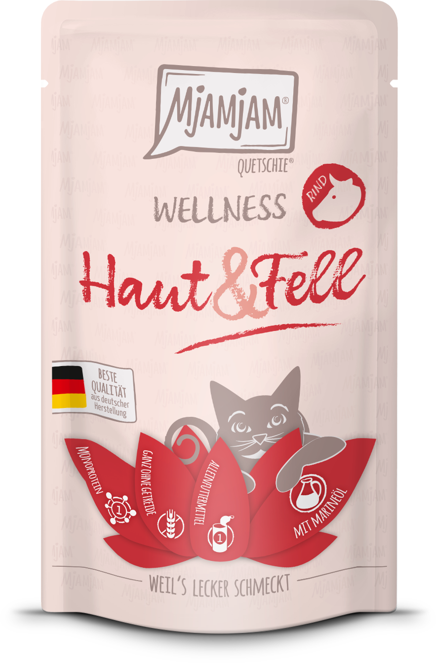Mjamjam Wellness Haut und Fell Rind - 125 g