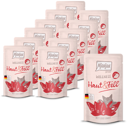 Mjamjam Wellness Haut und Fell Rind - 12 x 125 g