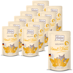 Mjamjam Wellness Haut und Fell Huhn - 12 x 125 g