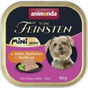 Vom Feinsten Mini Senior - Vaschetta, Pollo e Coniglio - 100 g