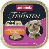 Vom Feinsten Mini Senior - Vaschetta, Pollo e Coniglio