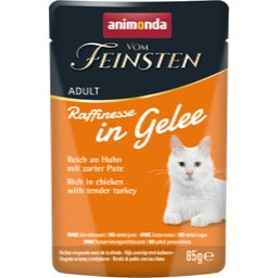 Vom Feinsten Adult Raffinesse Gelee Huhn und Pute - 85 g