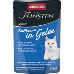 Vom Feinsten Adult Raffinesse Gelee Huhn und Lachs - 85 g