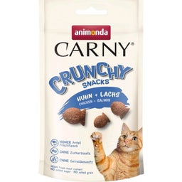 Animonda Carny crunchy Snacks Huhn und Lachs - 50 g
