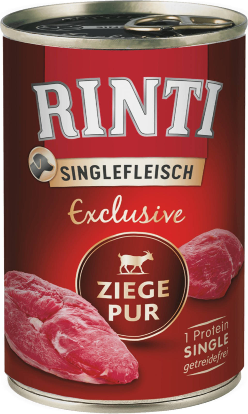 Rinti Singlefleisch Exclusive Dose 400g - Ziege Pur