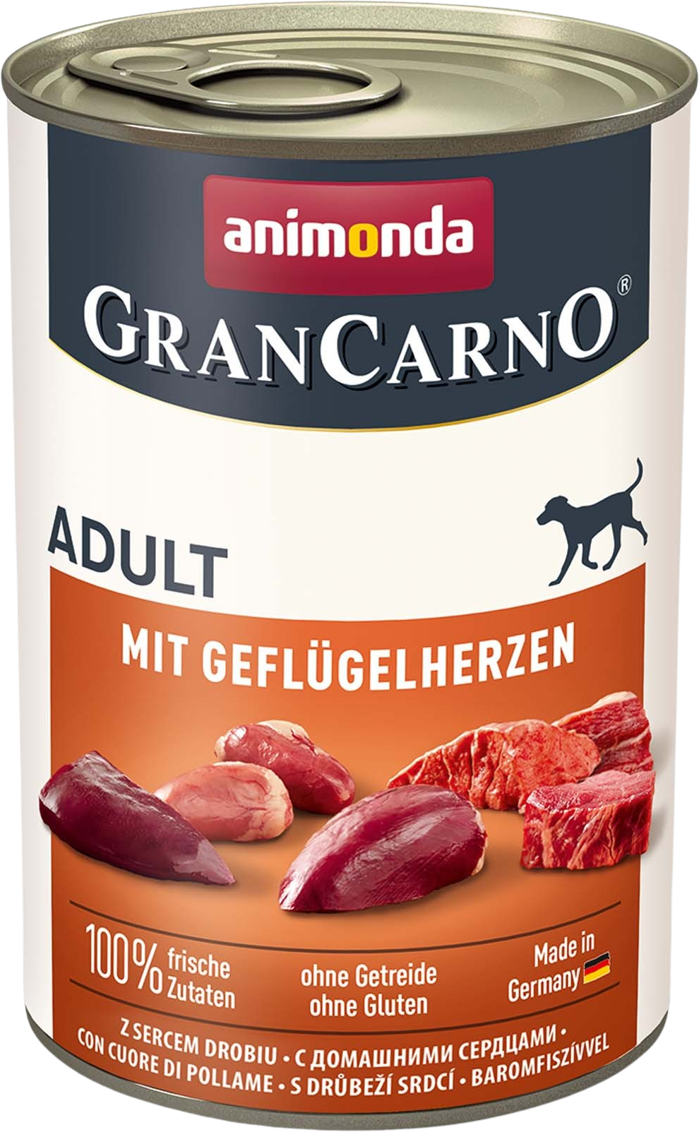 Animonda GranCarno Adult Geflügelherzen - 400 g