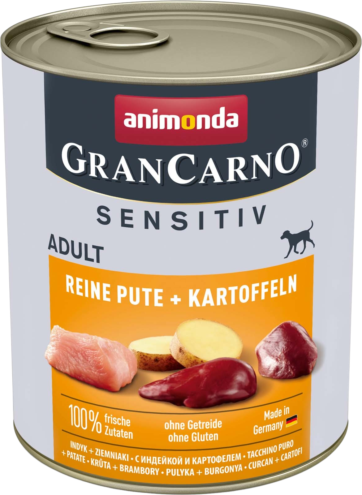 Animonda GranCarno Adult Sensitiv 800g - Reine Pute und Kartoffel