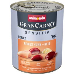 GranCarno Adult - Sensitiv - Lattina da 800 g - Puro Pollo e Riso