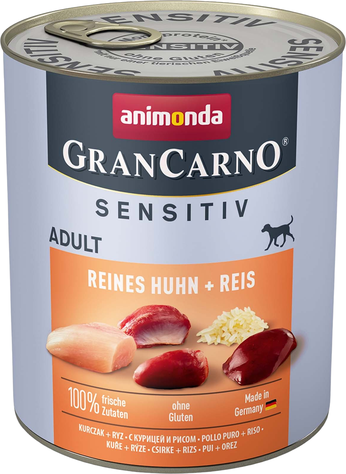 Animonda GranCarno Adult Sensitiv 800g - Reines Huhn und Reis