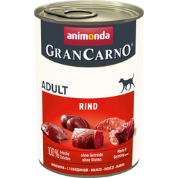 Mokra pasja hrana GranCarno Adult - čista govedina - 400 g