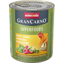 GranCarno Adult Superfoods 800g, Huhn, Spinat und Himbeeren (800 g)