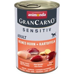 Animonda GranCarno Adult Sensitiv 400g - Tiszta csirke és burgonya