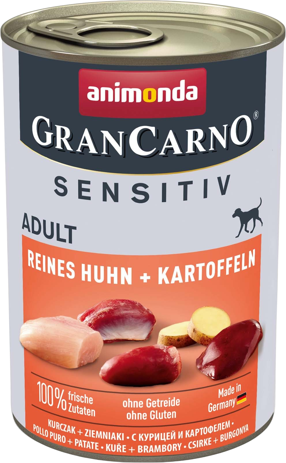 Animonda GranCarno Adult Sensitiv 400g - Reines Huhn und Kartoffel