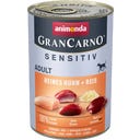 Animonda GranCarno Adult Sensitive 400g - Pure chicken and rice
