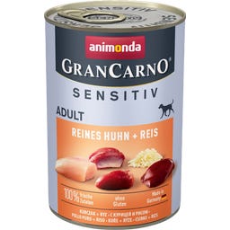Animonda GranCarno Adult Sensitive 400g - Pure chicken and rice