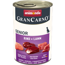 Mokra pasja hrana GranCarno Senior - govedina in jagnjetina, 400 g