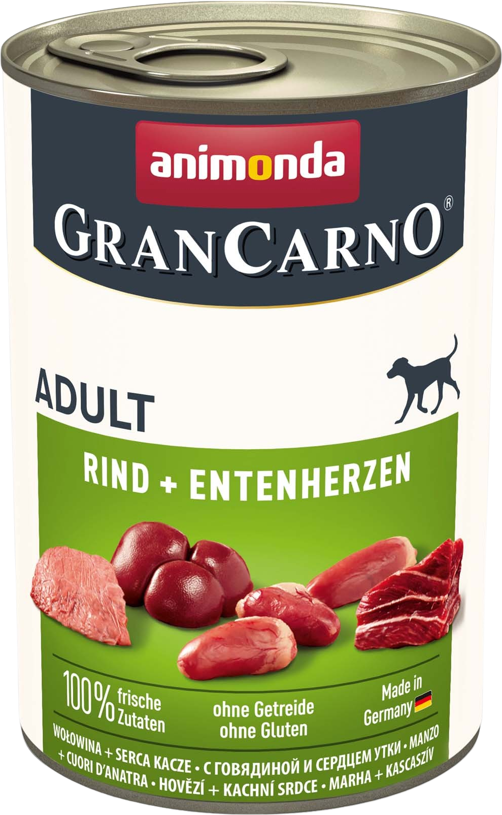 Animonda GranCarno Adult Rind und Entenherzen - 400 g