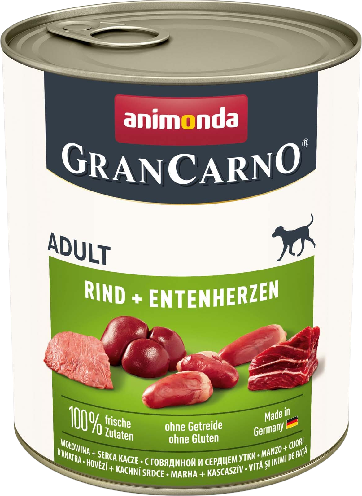 Animonda GranCarno Adult Rind und Entenherzen - 800 g
