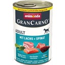 GranCarno Adult mit Lachs + Spinat, 400 g