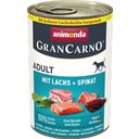 GranCarno Adult mit Lachs + Spinat, 400 g