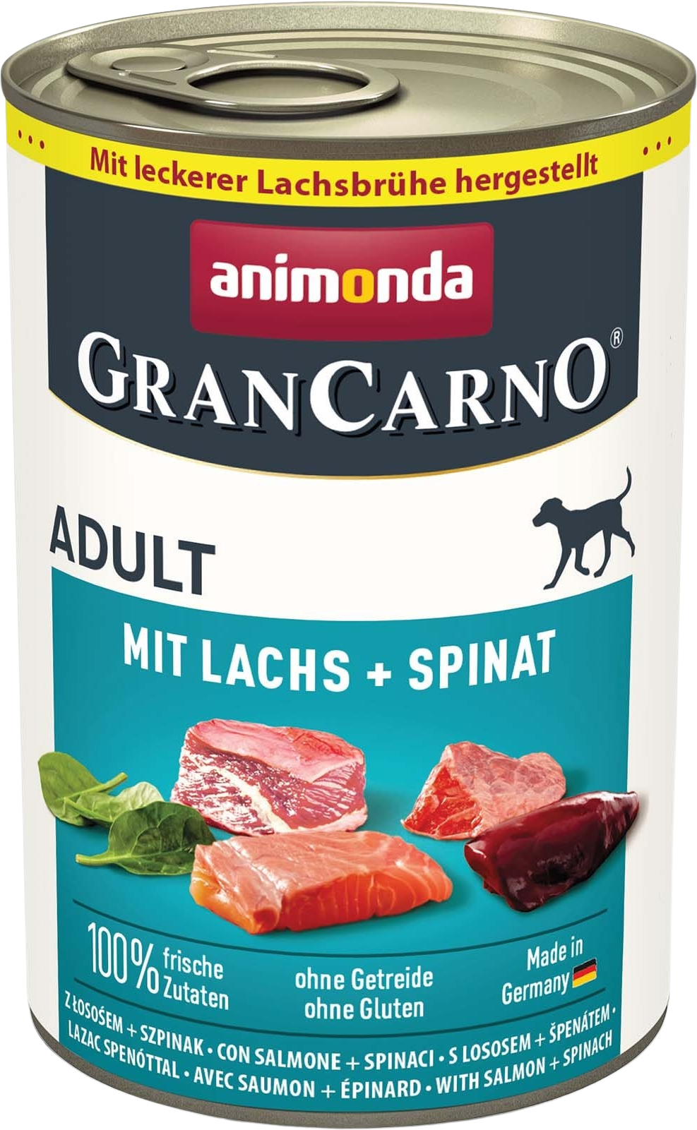 Animonda GranCarno Adult mit Lachs + Spinat - 400 g