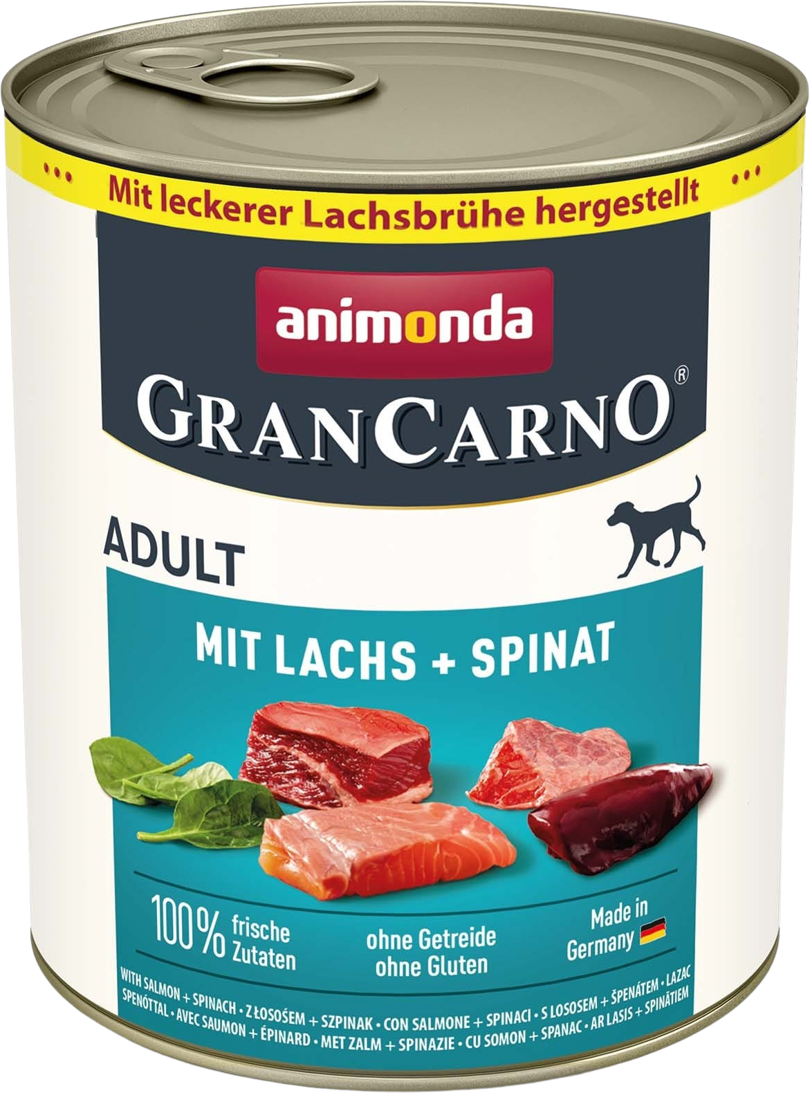 Animonda GranCarno Adult mit Lachs + Spinat - 800 g