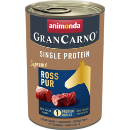 GranCarno Adult Single Protein - Lattina da 400 g - Cavallo Puro