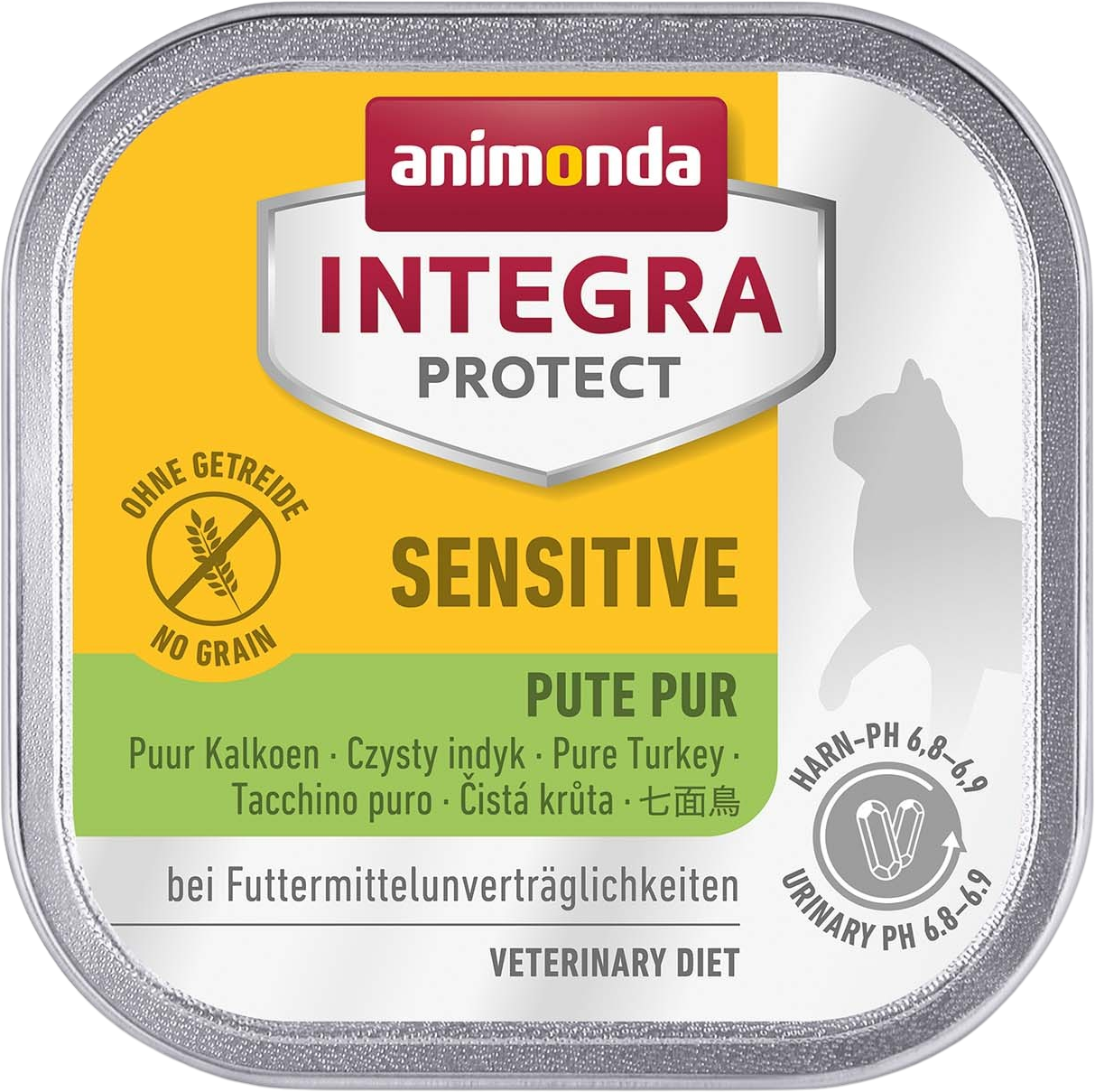 Animonda Integra Protect Adult Sensitive Schale 100g - Pute pur
