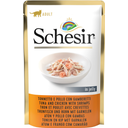 Cibo Umido in Busta da 85 g, Tonnetto e Pollo con Gamberetti (85 g)