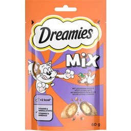 Dreamies Katzensnacks Mix mit Huhn & Ente - 60 g
