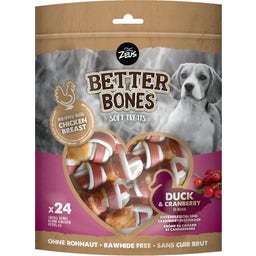 BetterBones - umwickelte Knochen Entenfleisch - 24 Stk