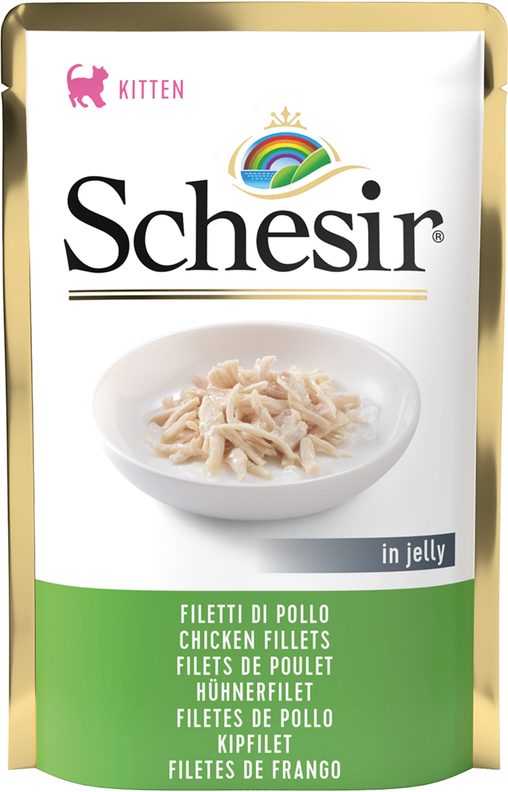 Schesir Frischebeutel Kitten - Hühnerfilet