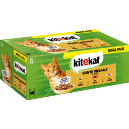 Frischebeutel 85g 48-Pack Bunte Vielfalt in Sauce