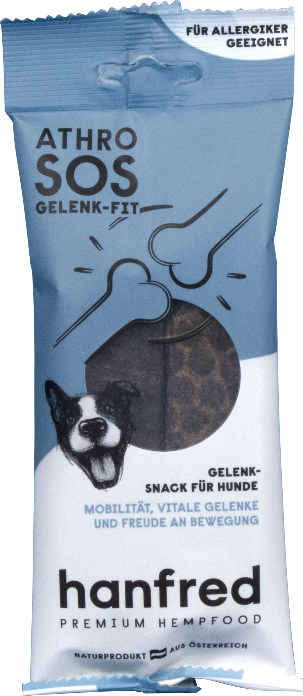 Hanfred Athro SOS Gelenk-Fit mit Pferd - für Hunde - 65 g