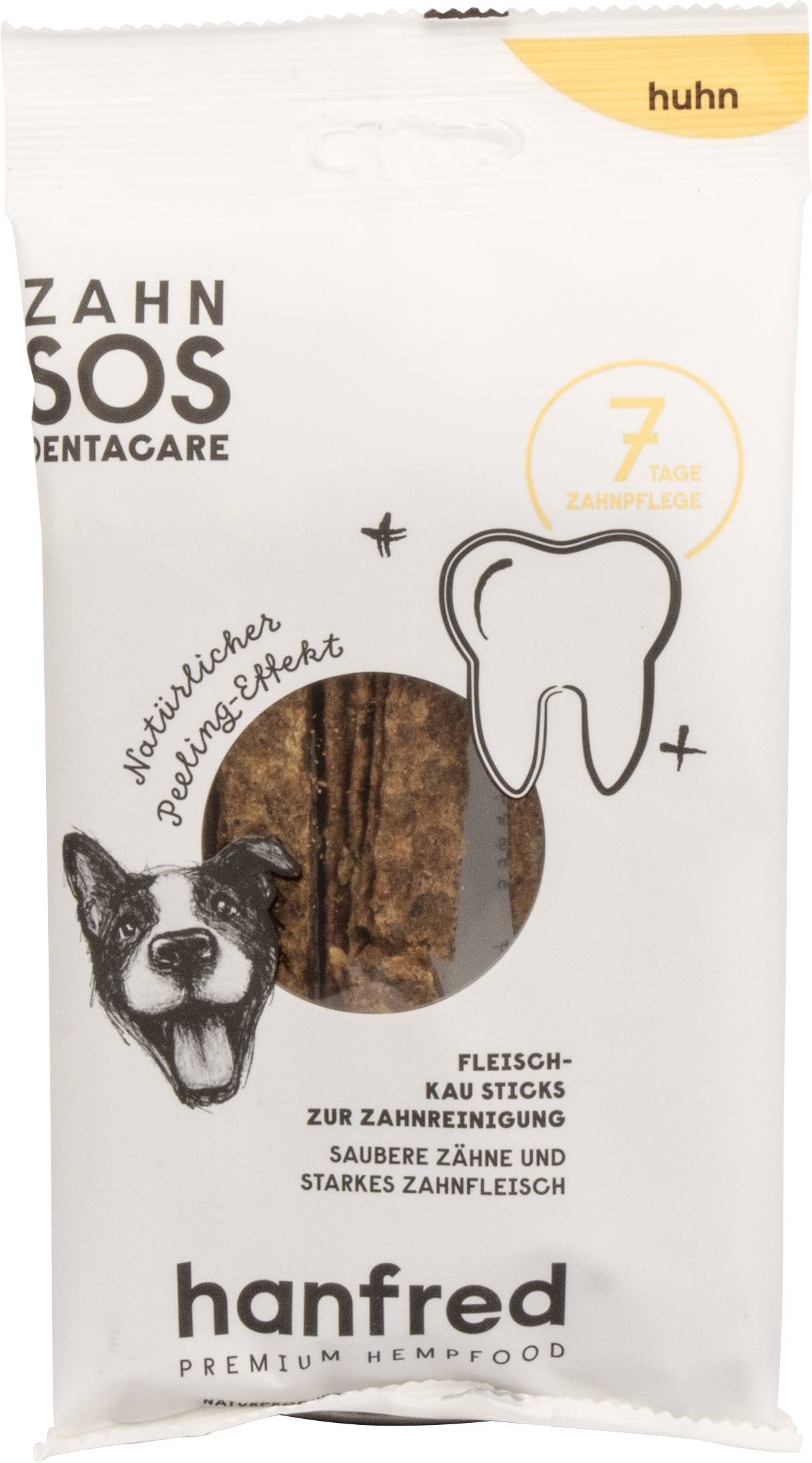 Hanfred Zahn SOS Dentacare mit Huhn - für Hunde - 70 g