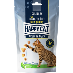 Happy Cat Crunchy Snack - Pollame di Campagna - 70 g